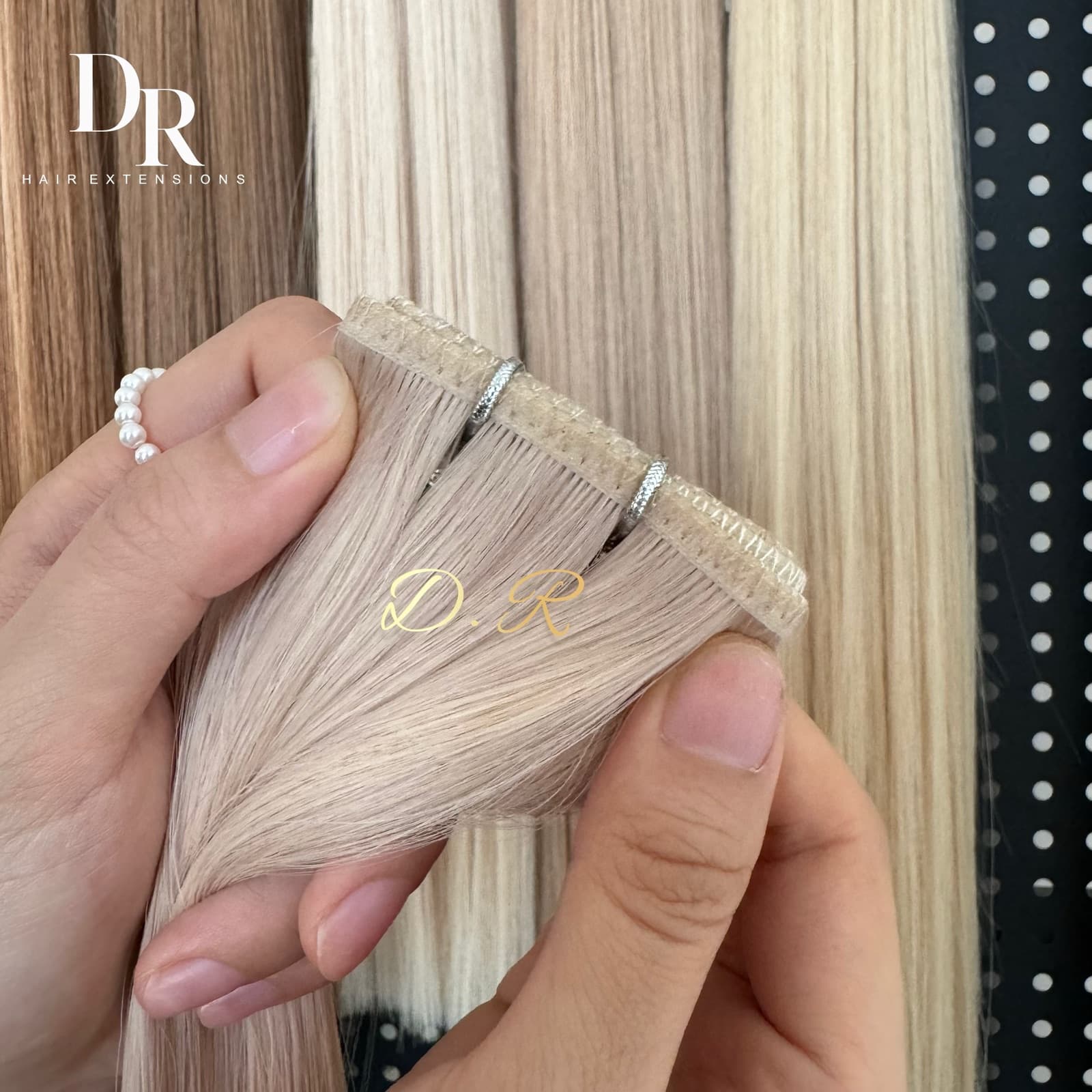 Flat Weft human hair extensions