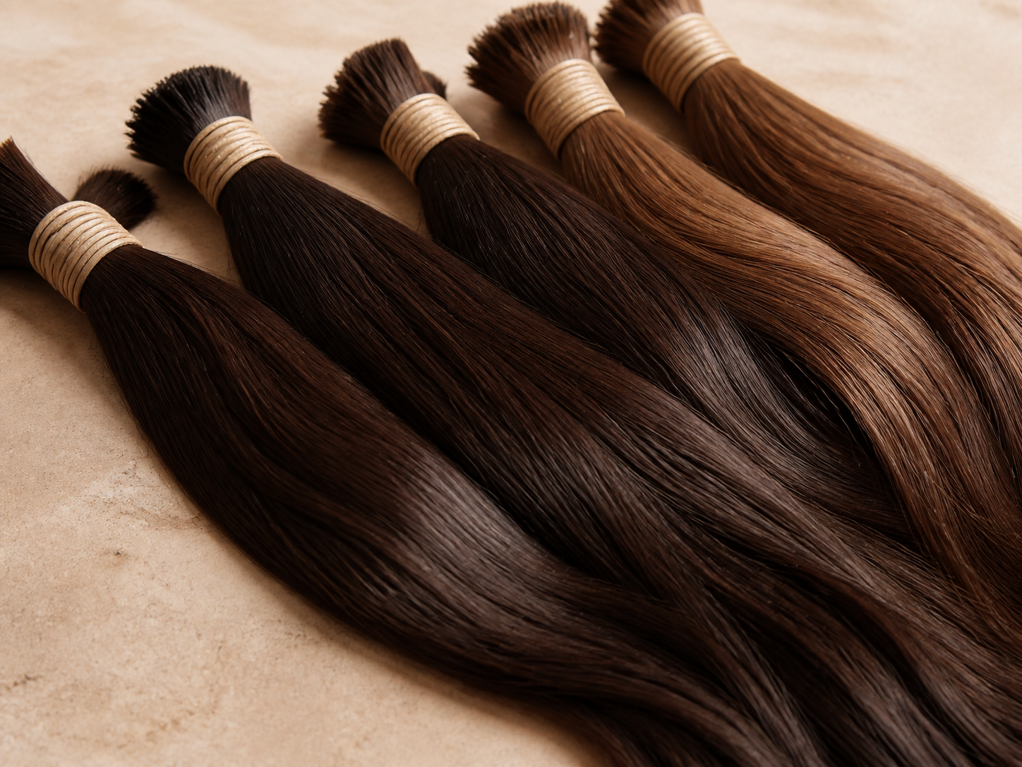 Human hair raw materials